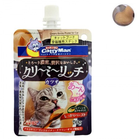 CattyMan Creamy Puree МАКРЕЛЬ рідкі смаколики для котів 70 г (82203)